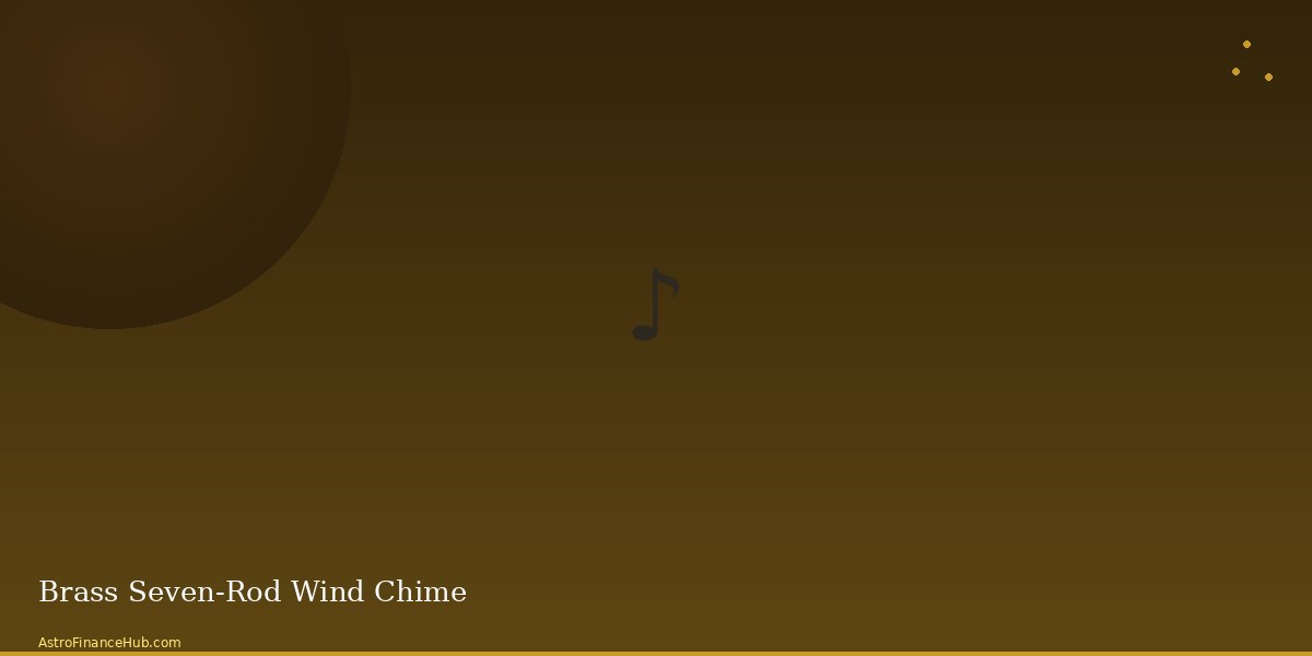 Brass Seven-Rod Wind Chime