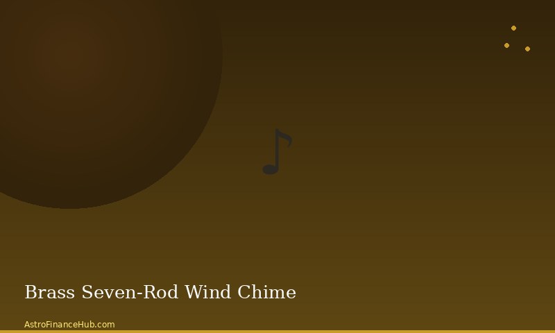 Brass Seven-Rod Wind Chime