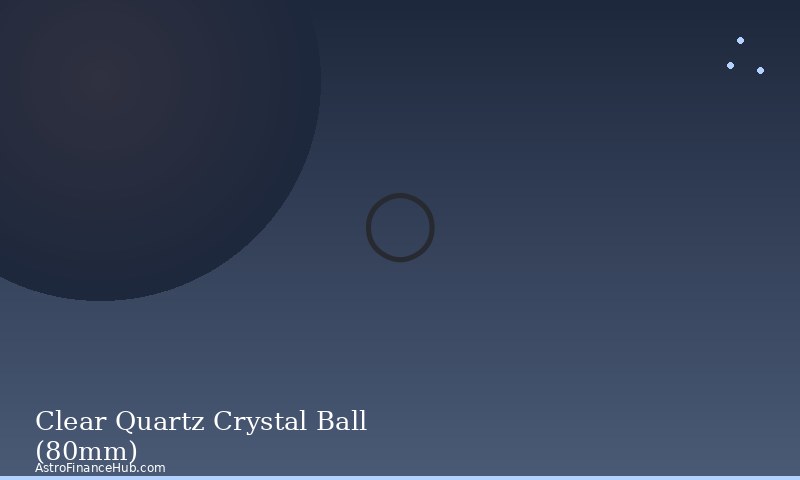 Clear Quartz Crystal Ball (80mm)