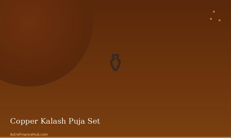 Copper Kalash Puja Set