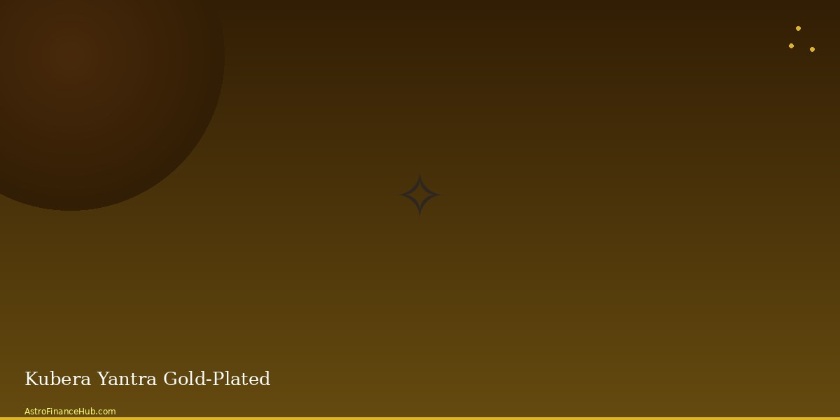 Kubera Yantra Gold-Plated