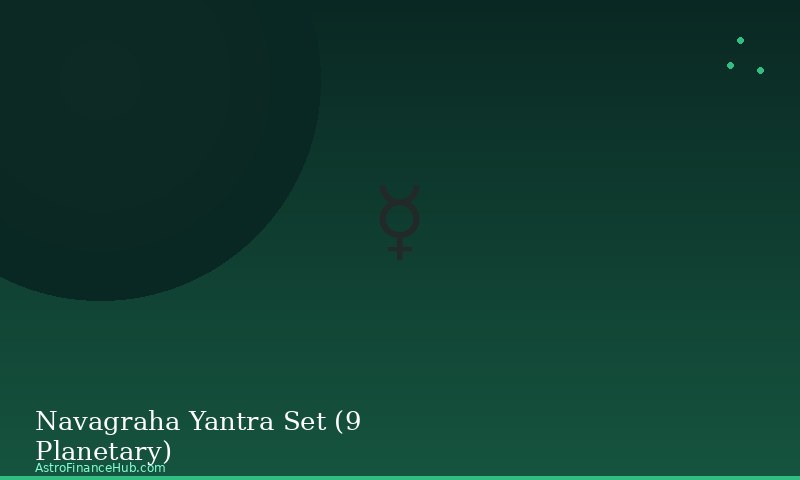 Navagraha Yantra Set (9 Planetary)