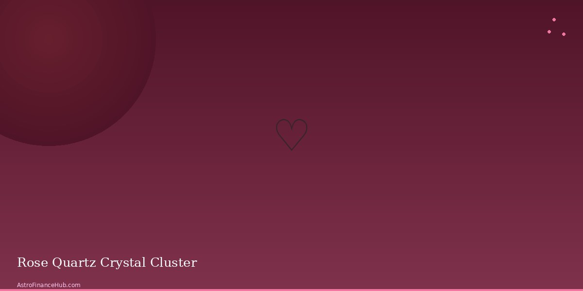 Rose Quartz Crystal Cluster