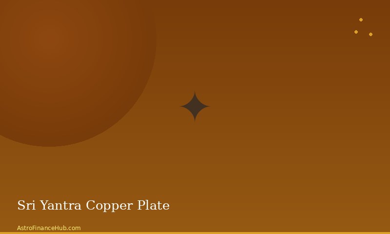 Sri Yantra Copper Plate