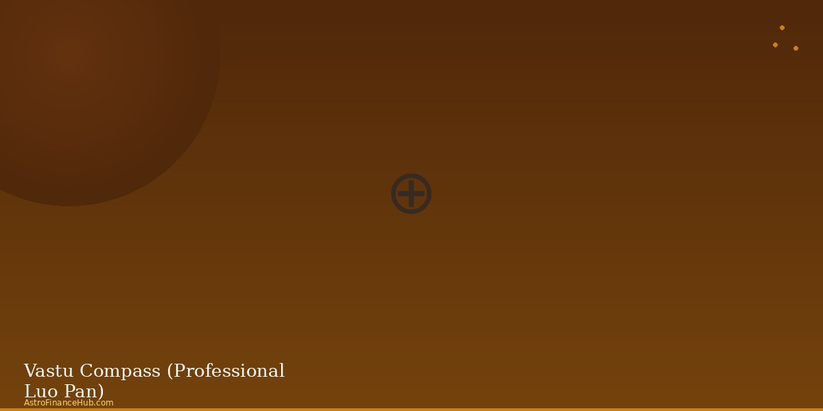 Vastu Compass (Professional Luo Pan)