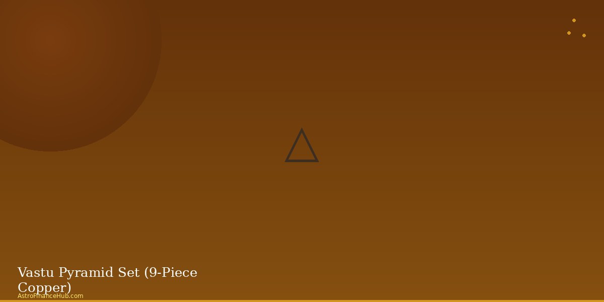 Vastu Pyramid Set (9-Piece Copper)