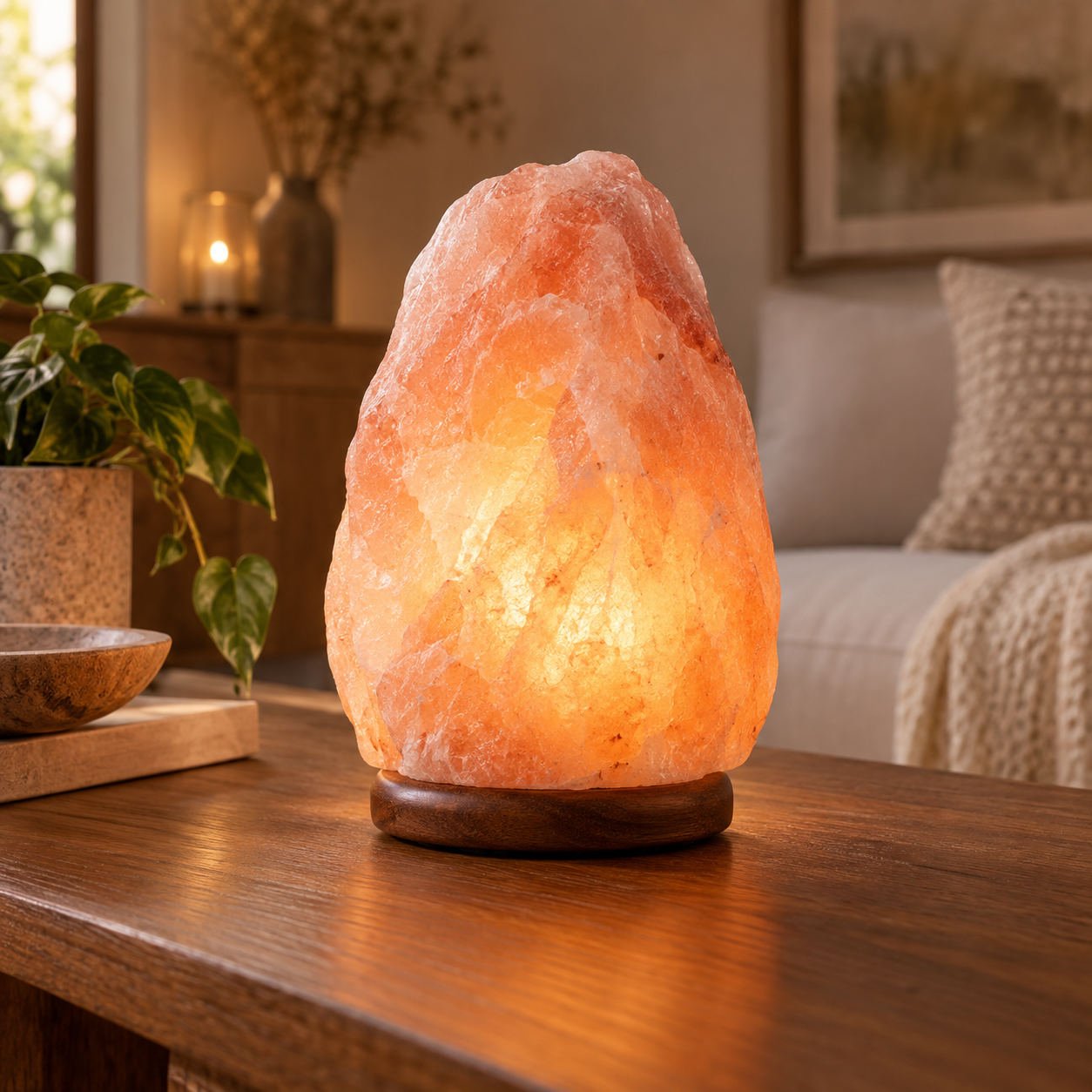 Himalayan Salt Lamp (Natural Shape)